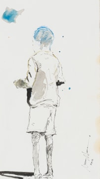 Nelson Makamo; Boy with Blue Hair