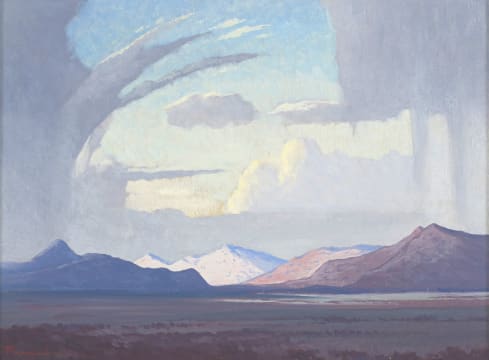 Jacob Hendrik Pierneef; Mountains and Clouds
