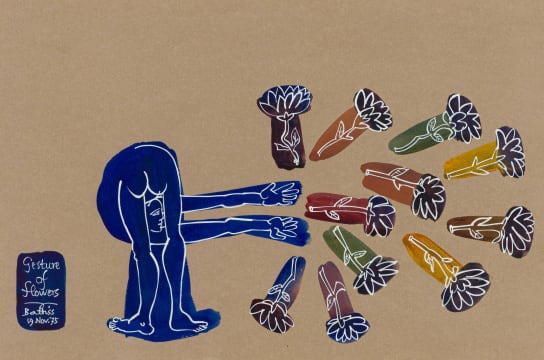 Walter Battiss; Gesture of Flowers
