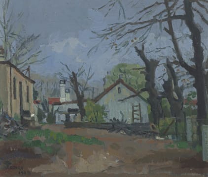 Gregoire Boonzaier; House and Trees, Winter, Newlands