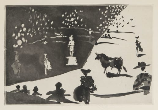 Pablo Picasso; Suerte Llamada de Don Tancredo, from La Tauromachia