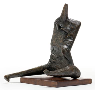 Ezrom Legae; Seated Female Form