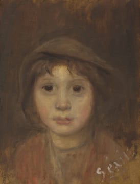 Octavie Charles-Paul Seailles; Tete d'enfant
