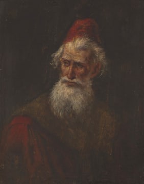 German School, 19th Century; Portrait of an Old Man