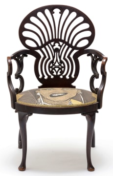 Steven Cohen; Self Portrait, chair