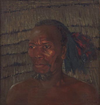 Marie Irwin; Portrait of a Zulu Man