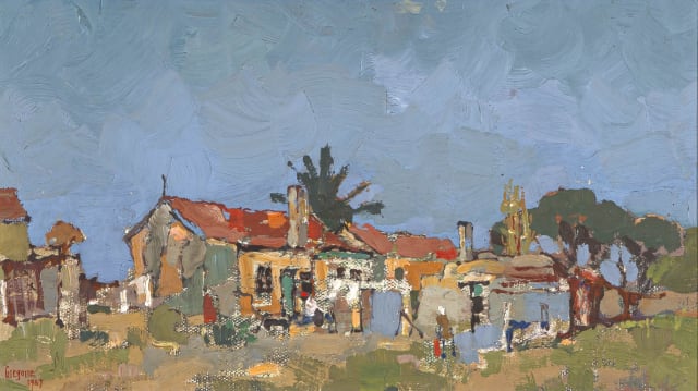 Gregoire Boonzaier; Homestead Scene