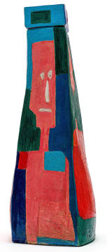 Wilma Cruise; Ceramic Form with Heads