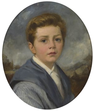 English School 19th Century; Portrait of a Young Boy