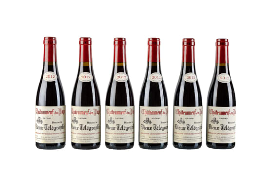 Vieux Télégraphe; Châteauneuf-du-Pape; 2012; 6 (1 x 6); 375ml
