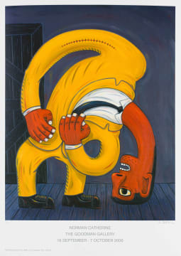 Norman Catherine; Norman Catherine, The Goodman Gallery (Red Rubber Neck Too), poster