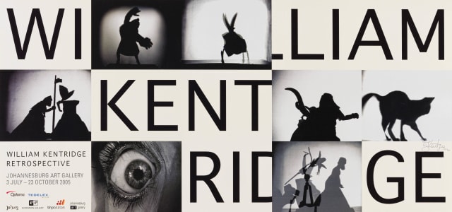 William Kentridge; William Kentridge Retrospective, poster