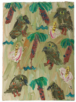 Georgina Gratrix; Anthuriums, Palms and Parrots