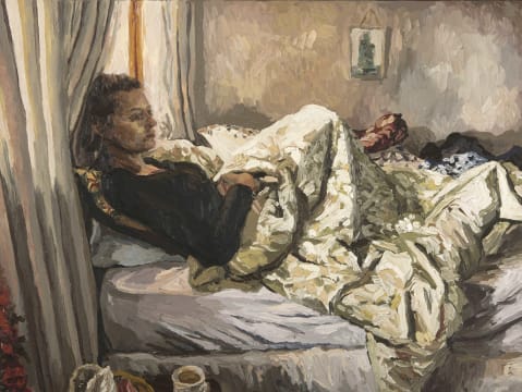 Mia Chaplin; A Woman in Bed