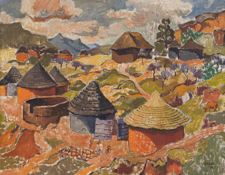 Gregoire Boonzaier; Basutholand Landscape