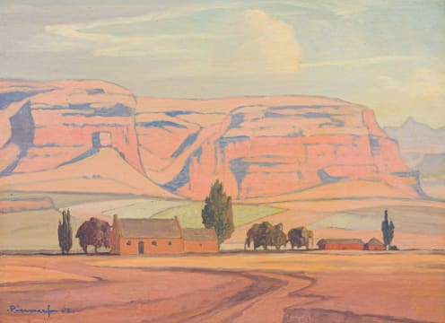 Jacob Hendrik Pierneef; Farm House, Eastern Free State