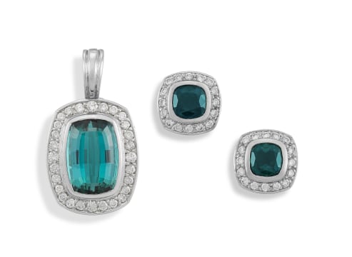 Tourmaline, diamond and gold enhancer