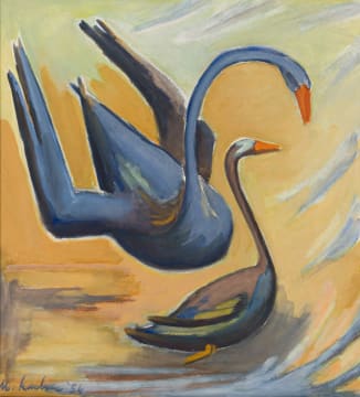 Maggie Laubser; Swans