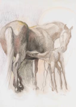 Nichola Alice Leigh; Mare and Foal II