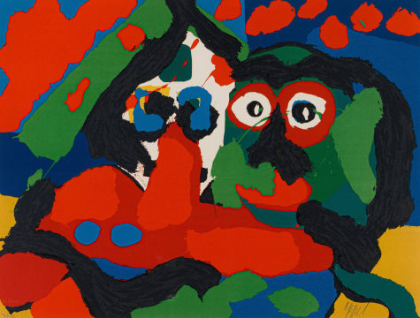 Karel Appel; Abstract Head 1