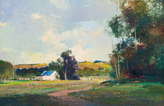 Errol Boyley; Landscape with Cottage and Trees