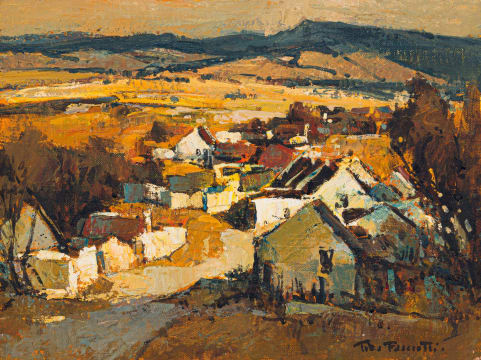 Titta Fasciotti; Village Scene