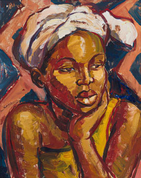 Hennie Niemann Jnr; African Woman