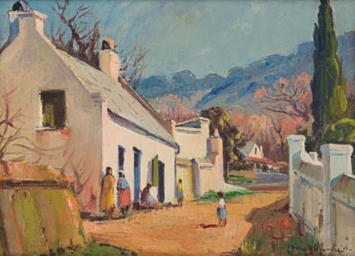 Piet van Heerden; Cape Farm Scene
