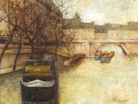 Michel de Gallard; Canal Scene
