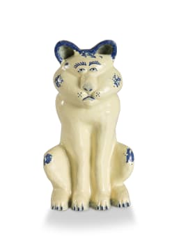 Hylton Nel; Cream & Blue Cat