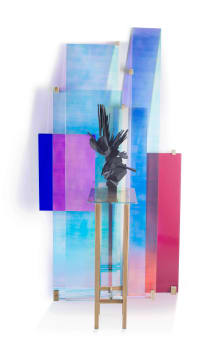 Wim Botha; Prism 24 [Ecstatic], with glass installation