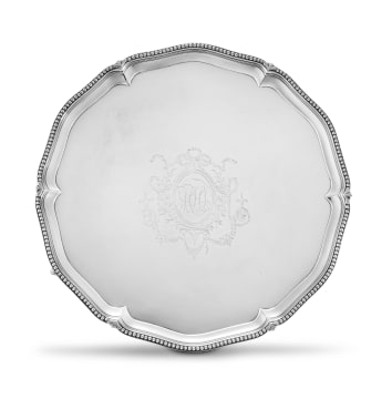 A George III silver salver, Richard Carter, Daniel Smith & Robert Sharp, London, 1779