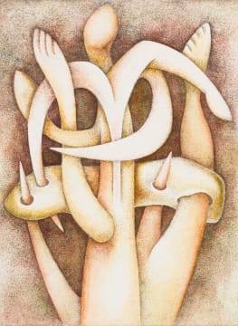 Wendy Vincent; Abstract Composition with Brown