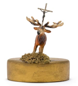Peter Schütz; Reindeer with Crucifix