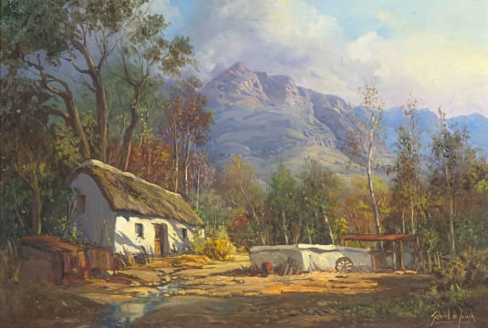 Gabriel de Jongh; Banhoek near Stellenbosch, C. P.