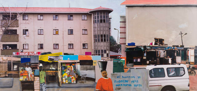 Sam Nhlengethwa; No Dumping Area, Western Cape