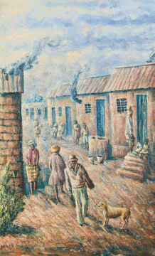 Mmakgabo Mmapula Helen Sebidi; Alexandra Scene, near Johannesburg