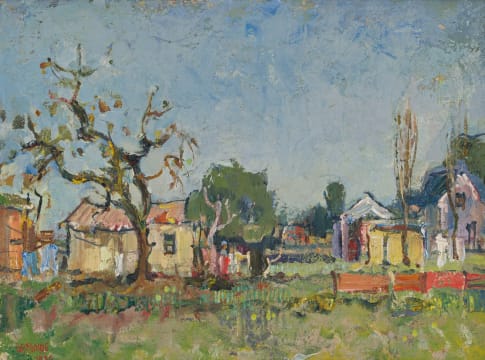 Gregoire Boonzaier; Houses and Trees