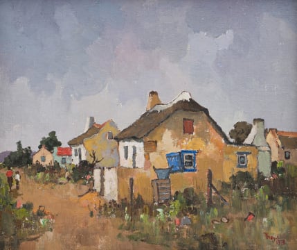 Conrad Theys; Village Scene