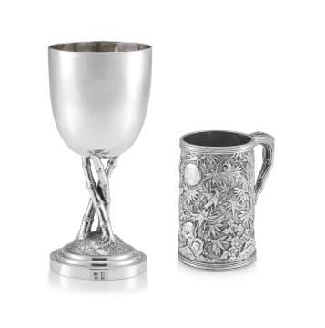 A Chinese Export silver tankard, Sun Shing, 1790-1915