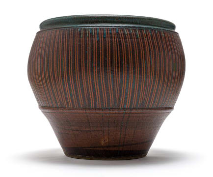 Digby Hoets; Medium Striped Pot I