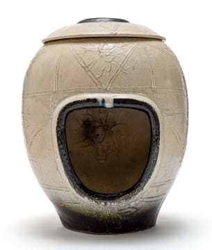 Lesley-Ann Hoets; Ceramic Fireplace I