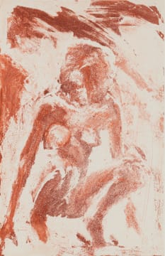 Eric Fischl; Crouching Nude
