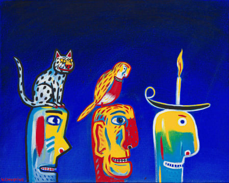 Norman Catherine; Three Heads
