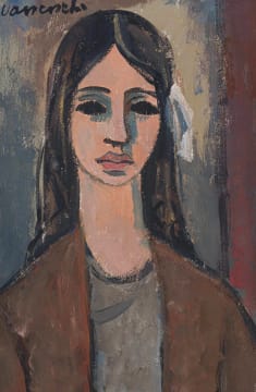 Maurice van Essche; Portrait of a Girl