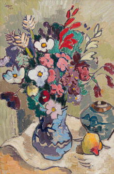 Gregoire Boonzaier; Still Life with Vase of Flowers