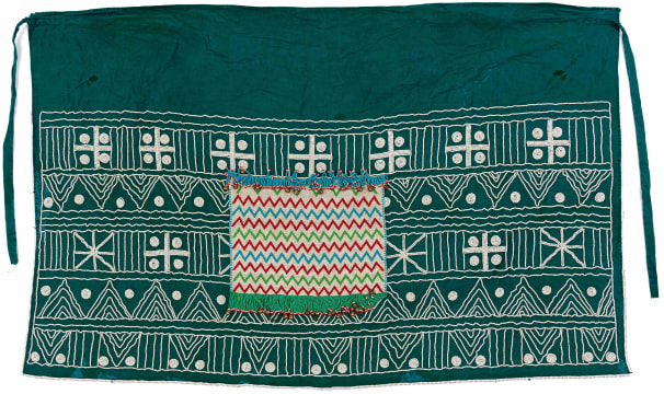 Unrecorded artist, Hoedspruit; Siyandhana na Lopo (Traditional Healer's Skirt)