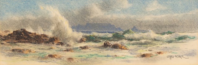 Otto Klar; View of Table Mountain