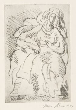 Irma Stern; Seated Woman
