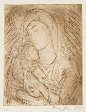 Irma Stern; Madonna and Child